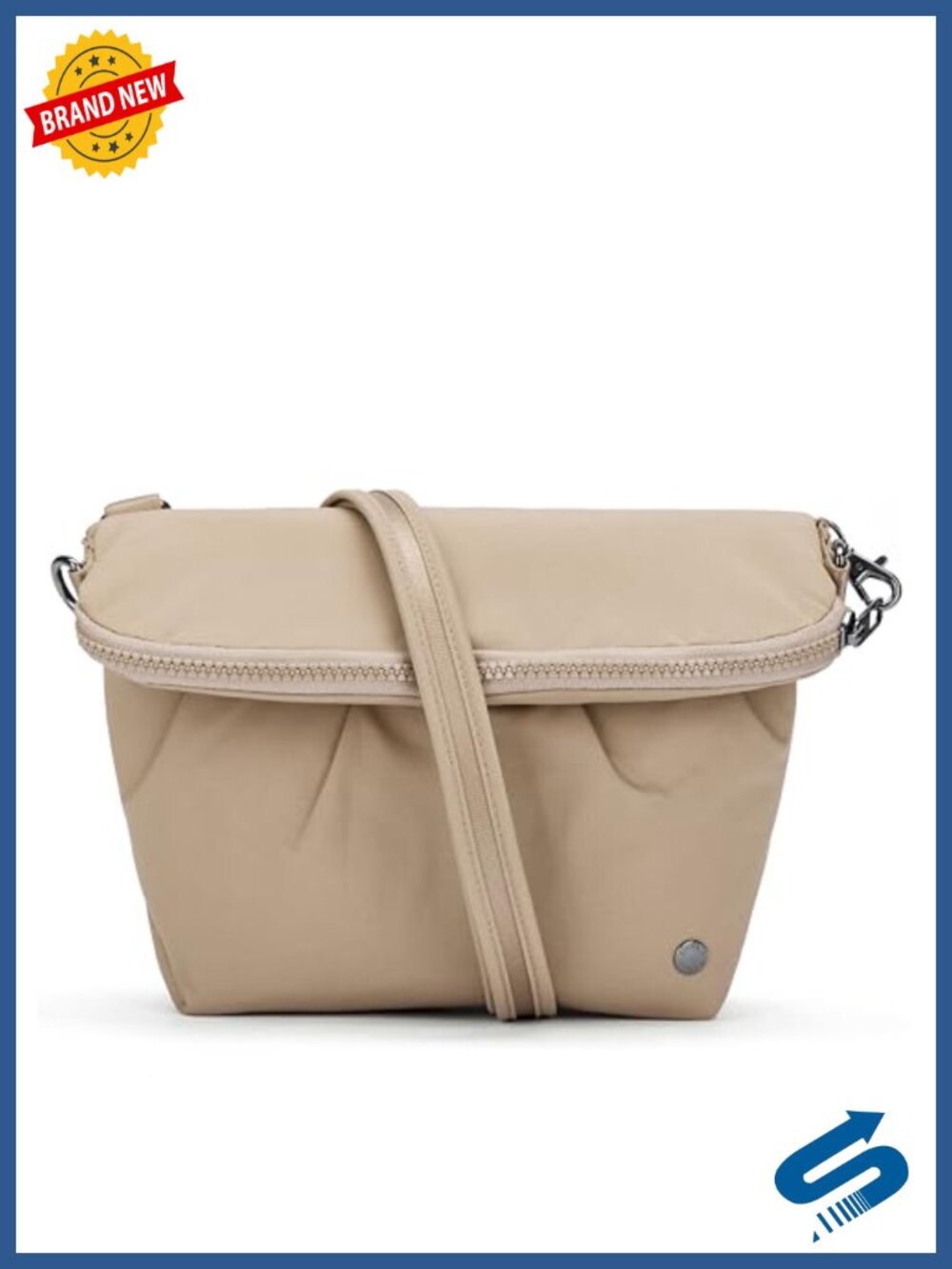 Anti-Theft Convertible Crossbody Bag with RFID Blocking